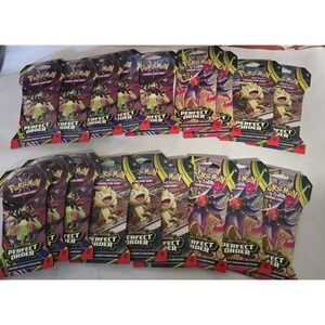 18x PERFECT ORDER Sealed BOOSTER PACKS (Box Lot)